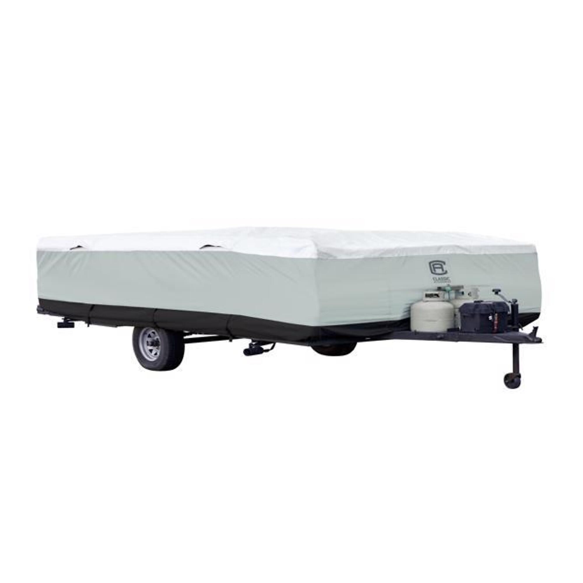 Classic Accessories, RV SkyShield Folding Camper Cover, Cover Type Pop - Up, Color Black, Material Polyester, Model# 80-467-143101-EX